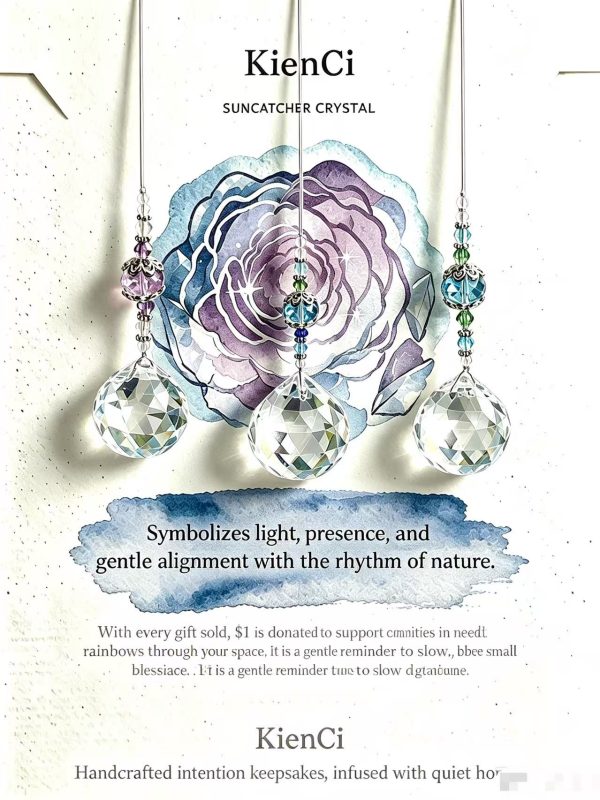 Three Style Crystal Suncatcher